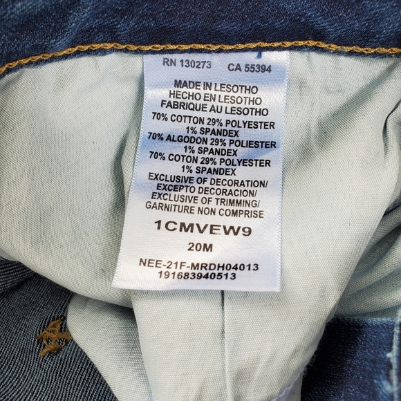 Lee Midrise Bootcut Jeans Indigo Women's Plus Size 20 - Picture 6 of 6